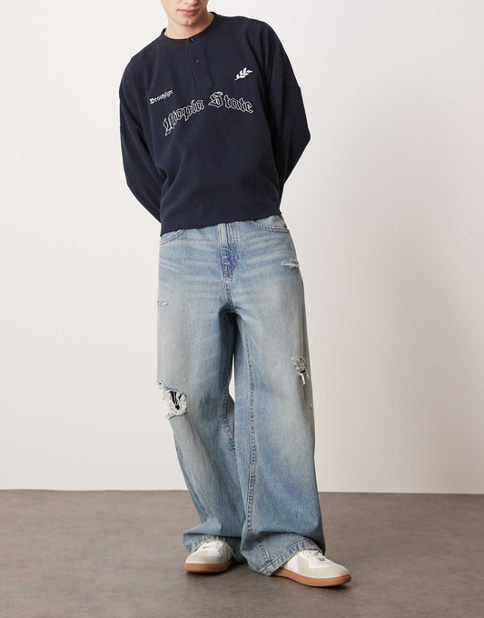 Super Baggy Jeans With Rips