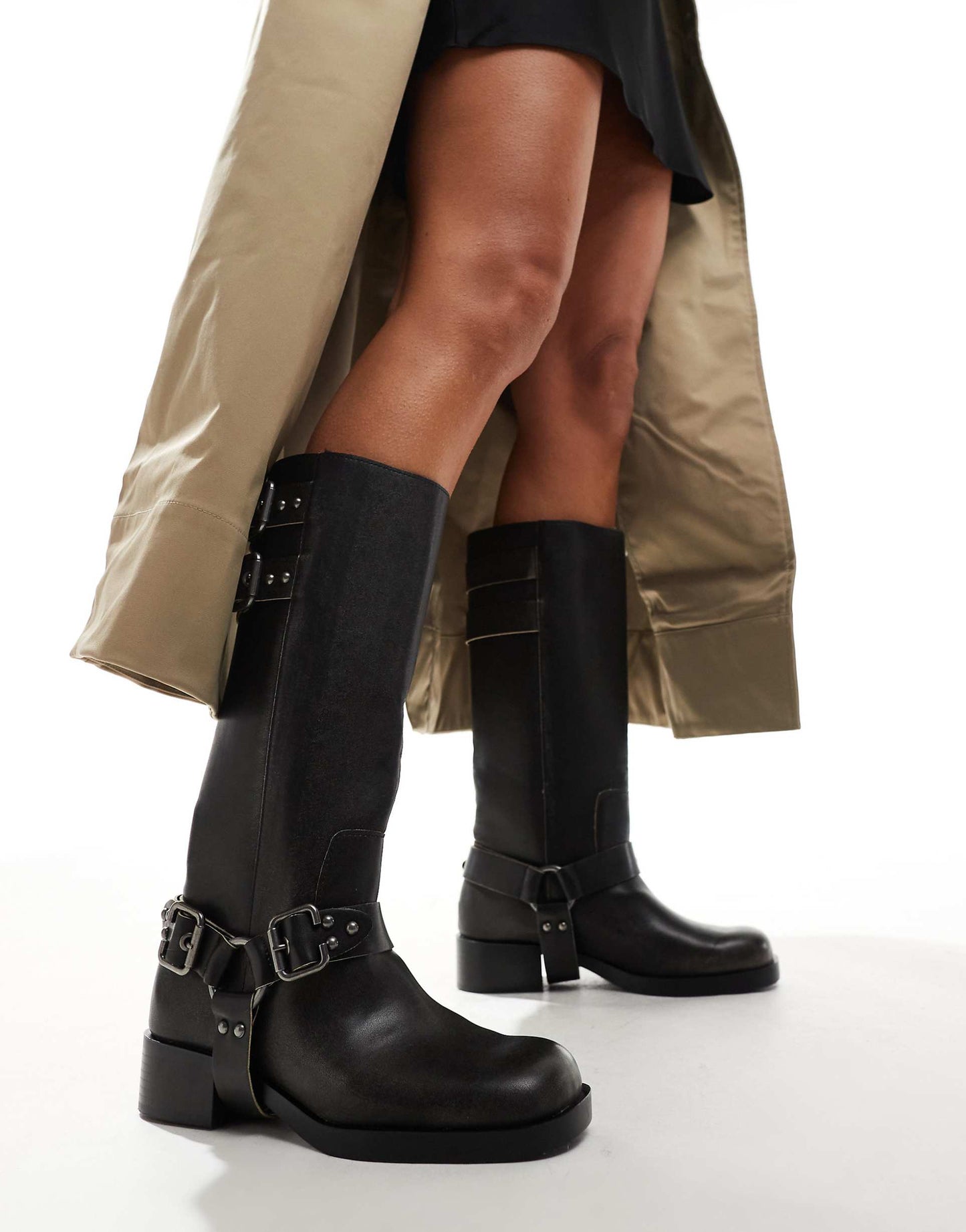 Buckle Biker Boot