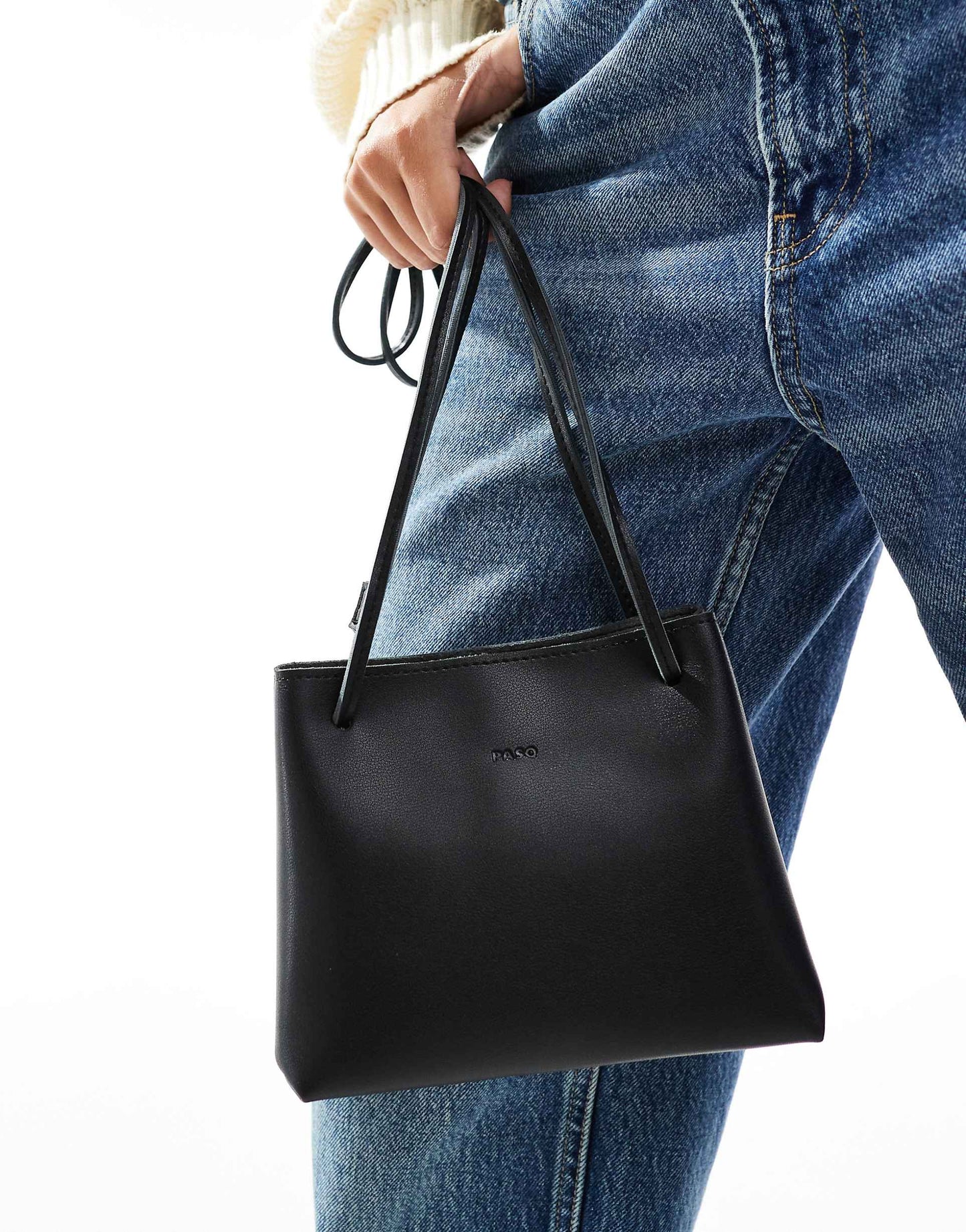 Box Bag With Adjustable Crossbody Strap