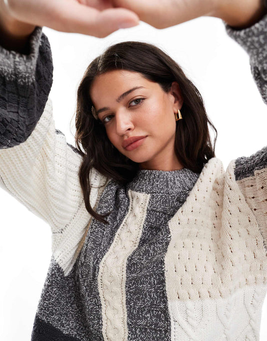 Patch Knit Jumper