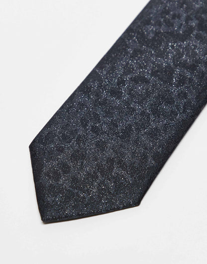 Leopard Shimmer Tie