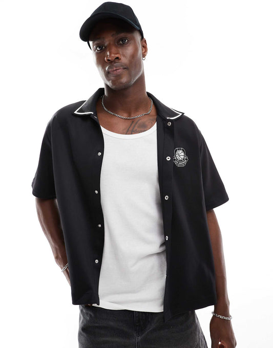 Sports Tipped Collar Shirt