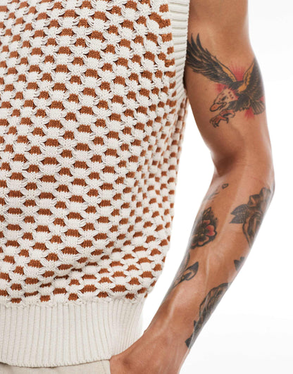 Orange Detailed Vest
