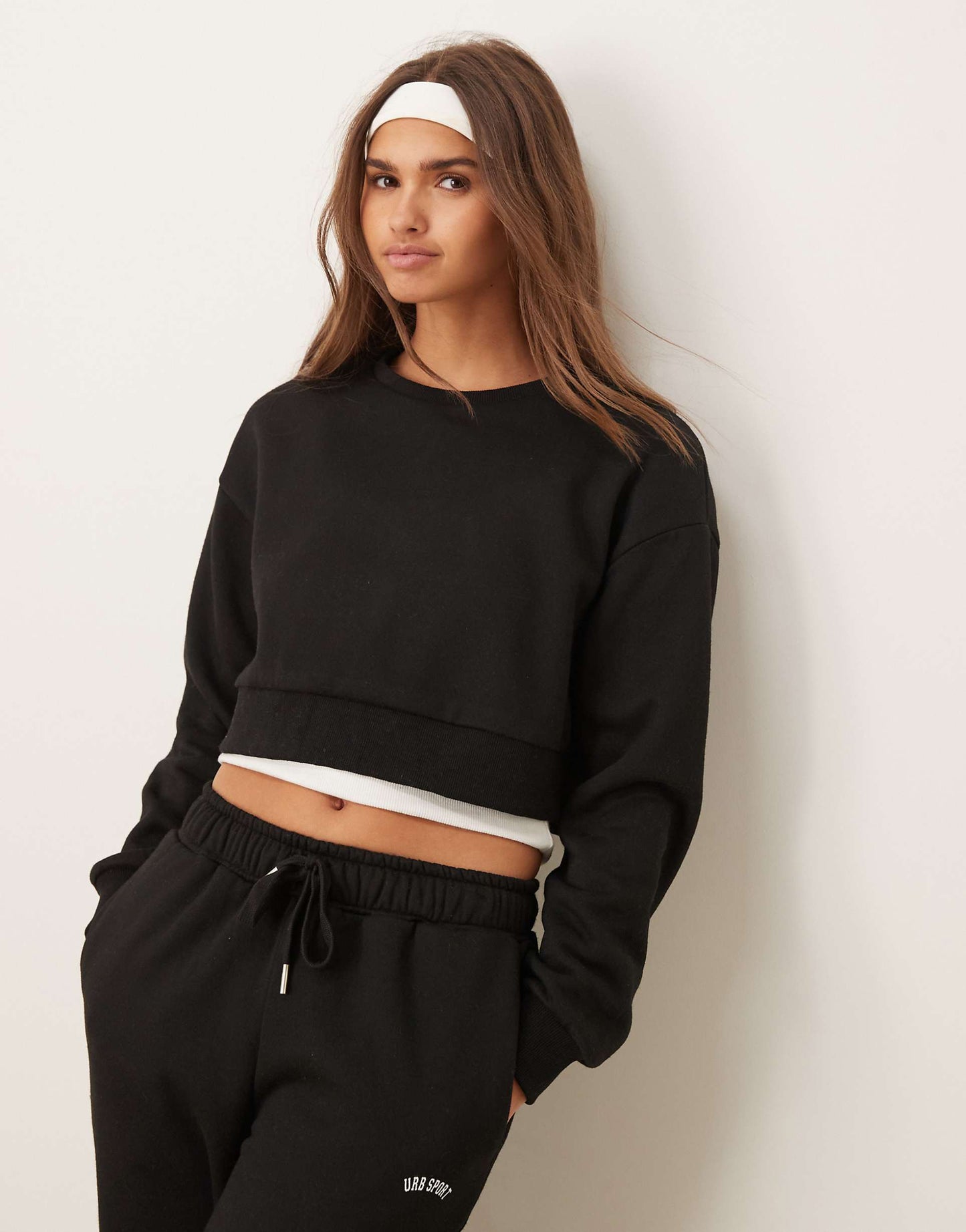 Lounge Cropped Sweatshirt