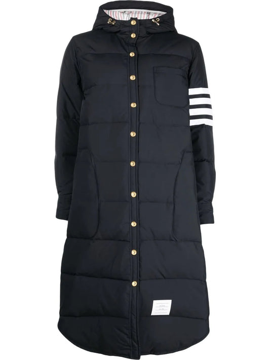 4-Bar Hooded Padded Coat