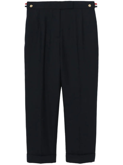 Super 120'S Wool Twill Slim-Fit Trousers