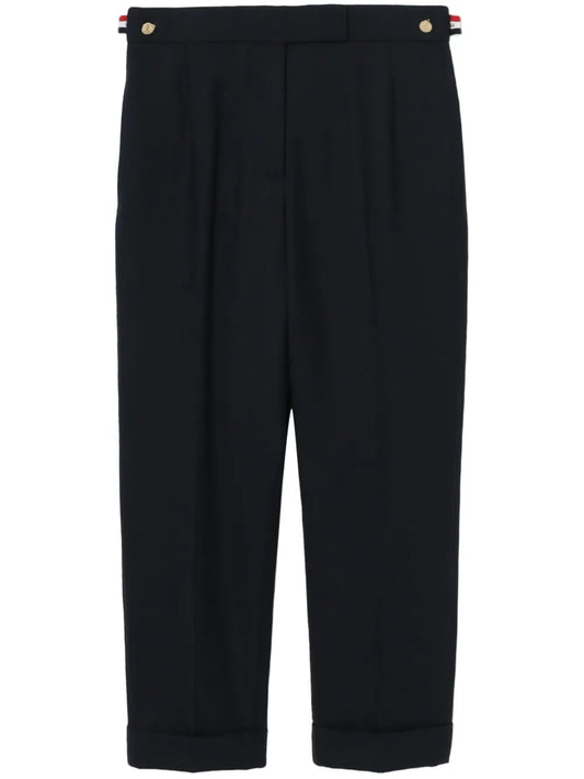 Super 120'S Wool Twill Slim-Fit Trousers