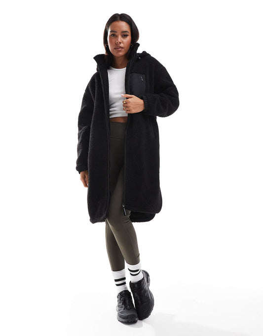 Midi Borg Jacket With Removeable Hood