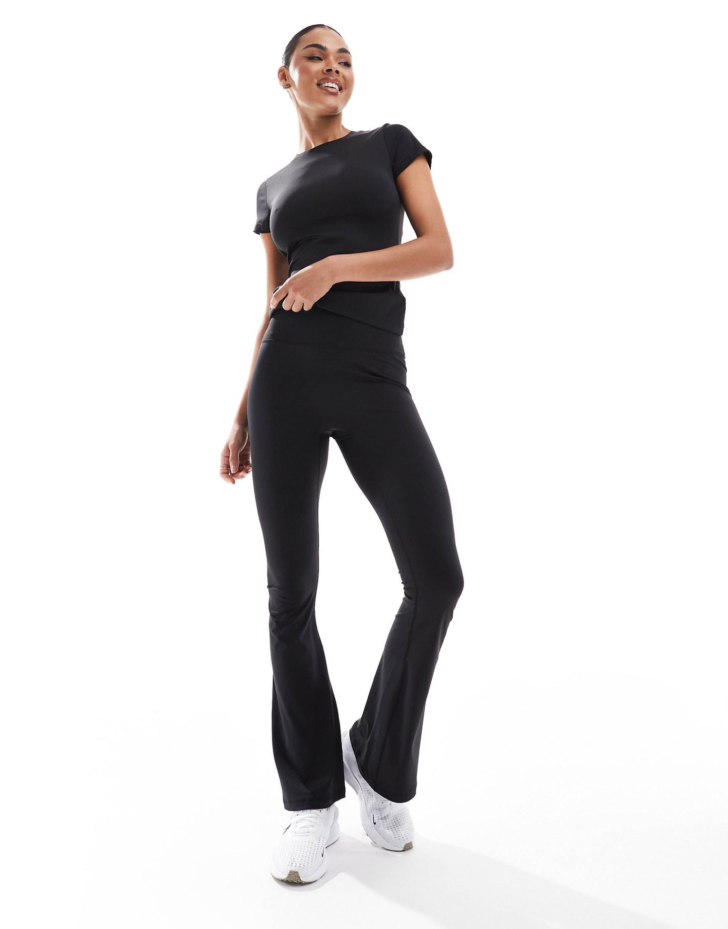 Flared High Waist  Legging