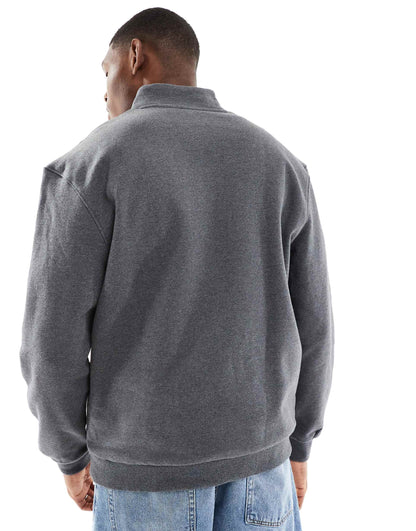 Premium Heavyweight Oversized Quarter Zip Sweatshirt 400Gsm