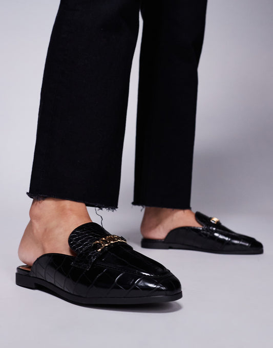 Backless Mule Loafer