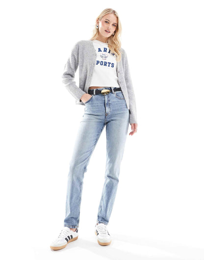 Tall Slim Stretch Mom Jeans