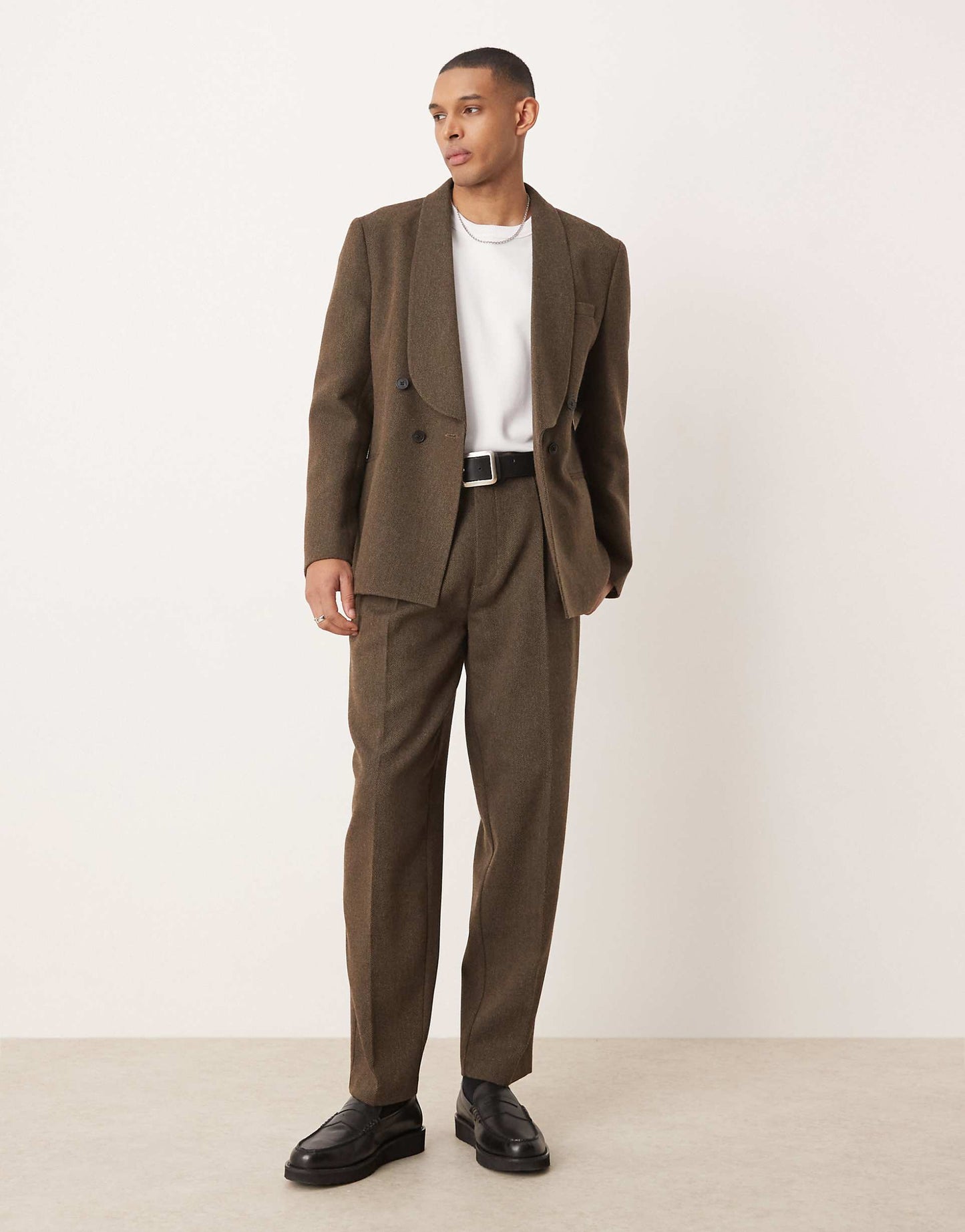 Double Breasted Regular Suit Jacket