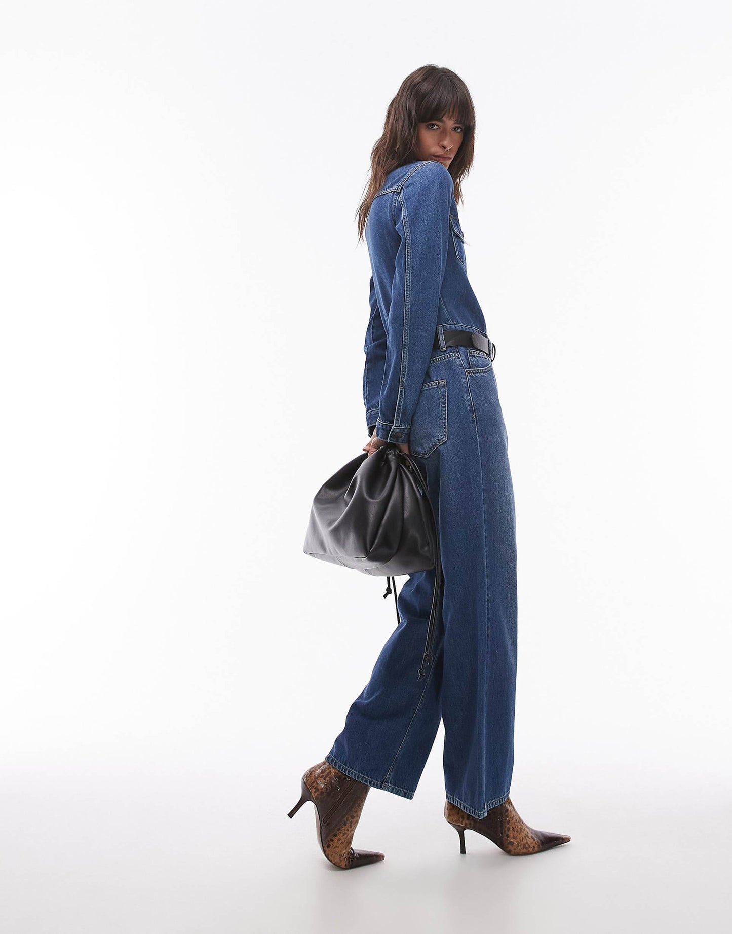 Denim Slim Fit Jumpsuit