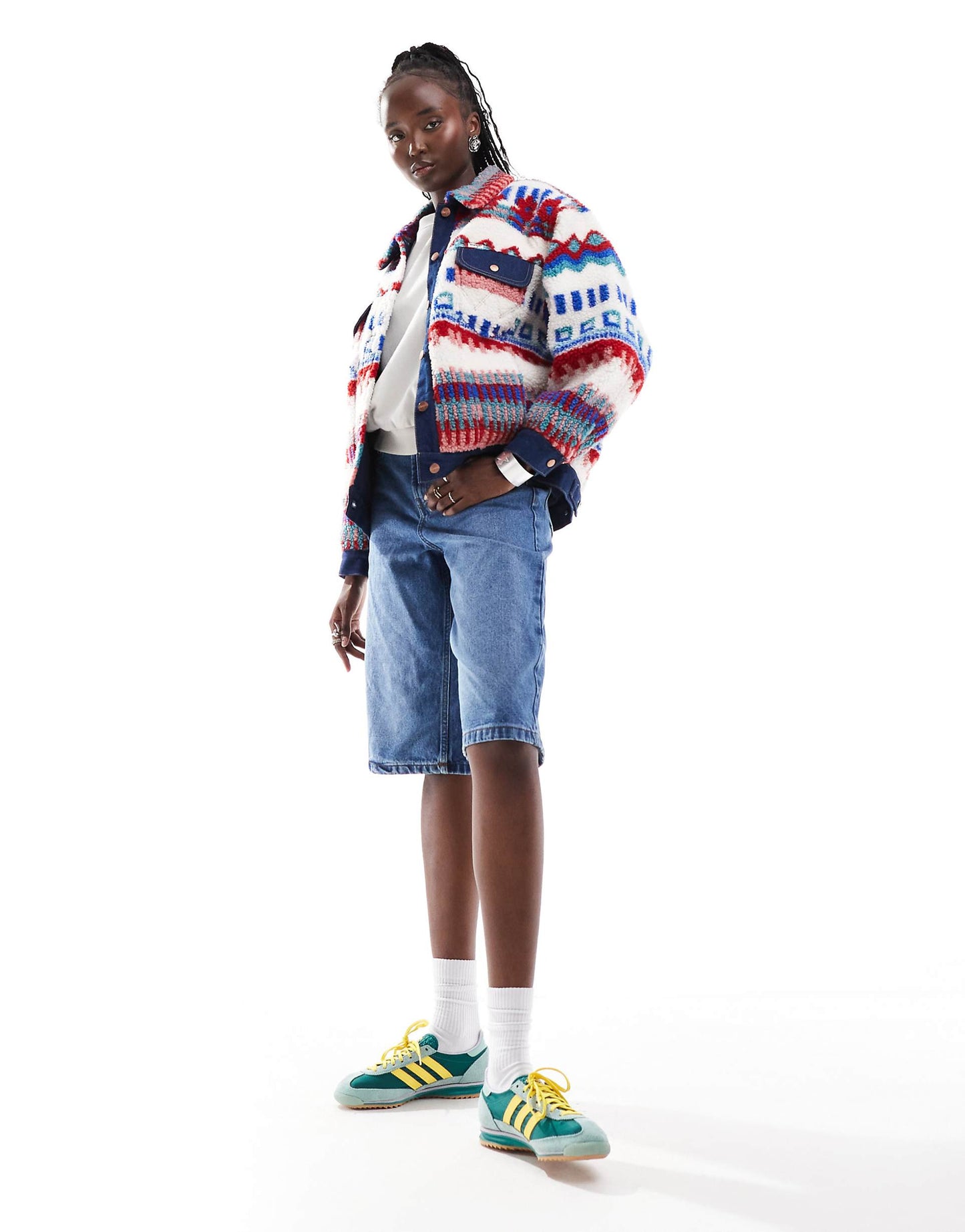 Aztec Borg Trucker Jacket