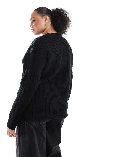 Cut-Out Knitted Jumper