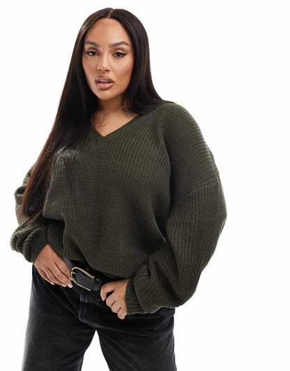 Exclusive V-Neck Jumper
