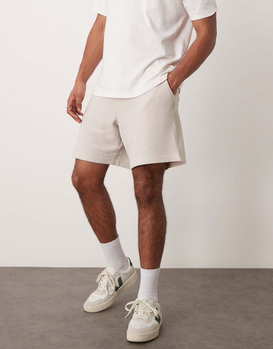 Waffle Textured Shorts