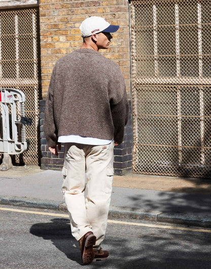 Super Oversized Boxy Fit Fluffy Knitted Jumper