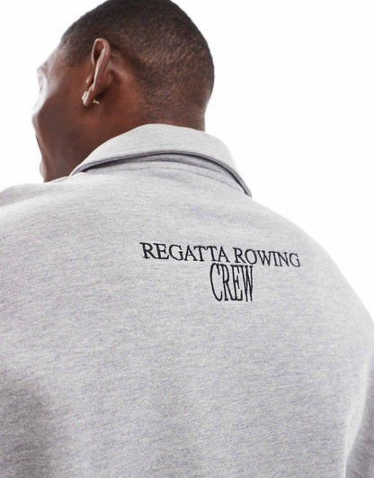 Oversized Polo With Back Embroidery