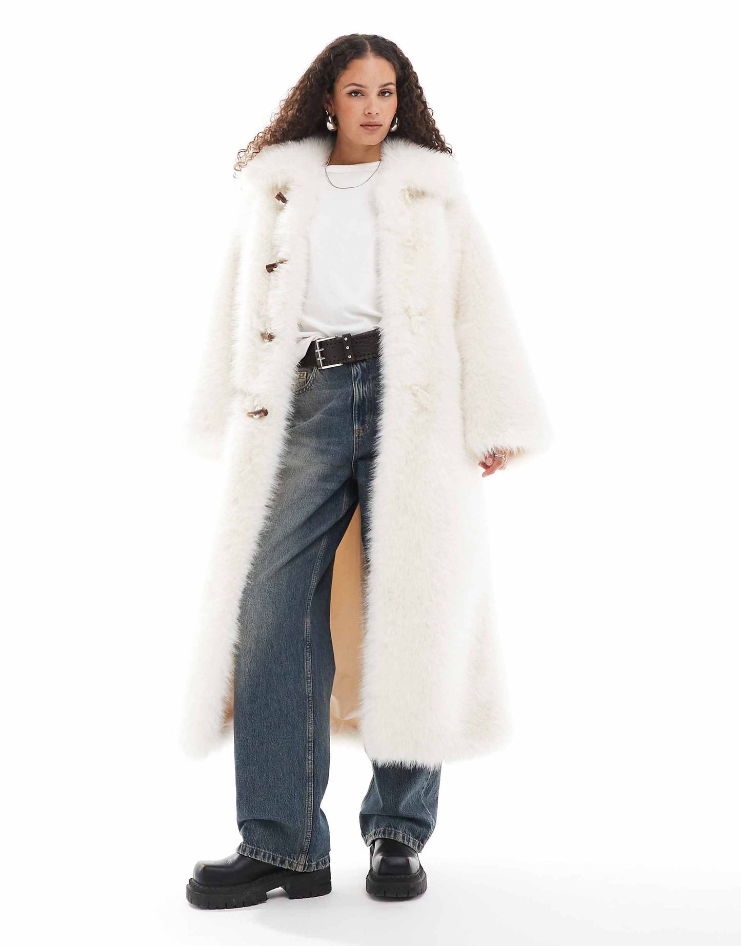 Monster Faux Fur Maxi Coat
