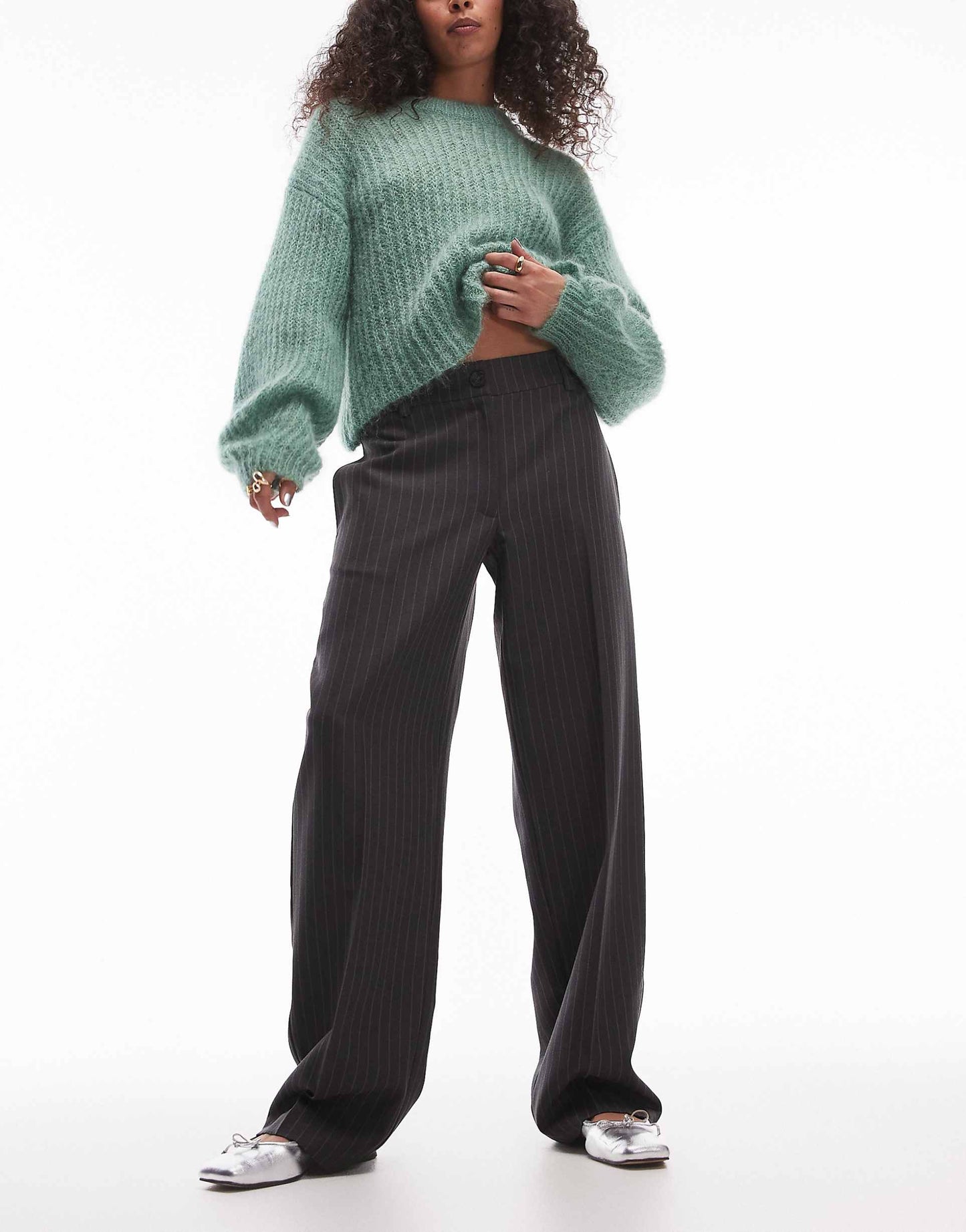 Low Slung Stripe Trouser