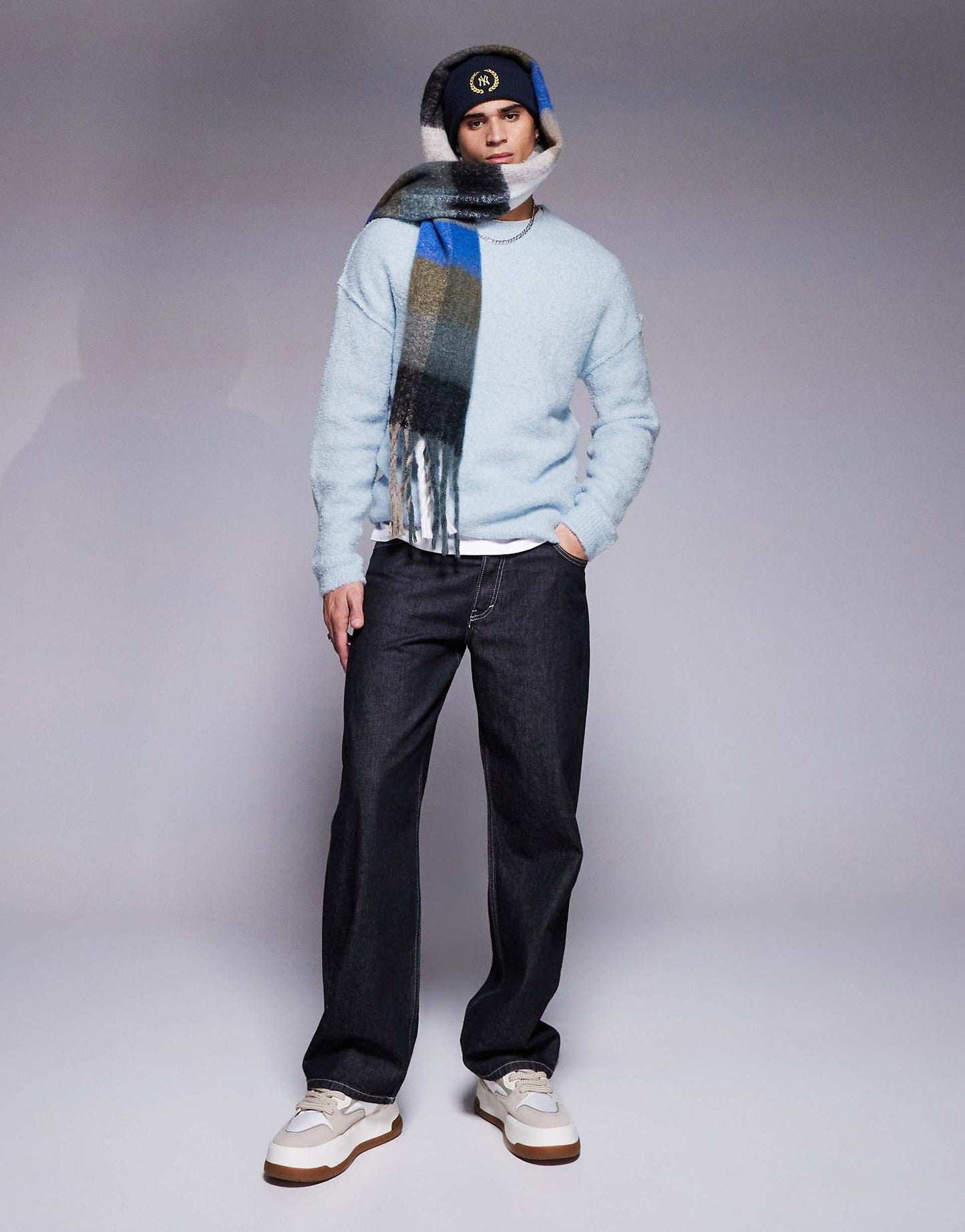 Relaxed Knitted Textured Jumper