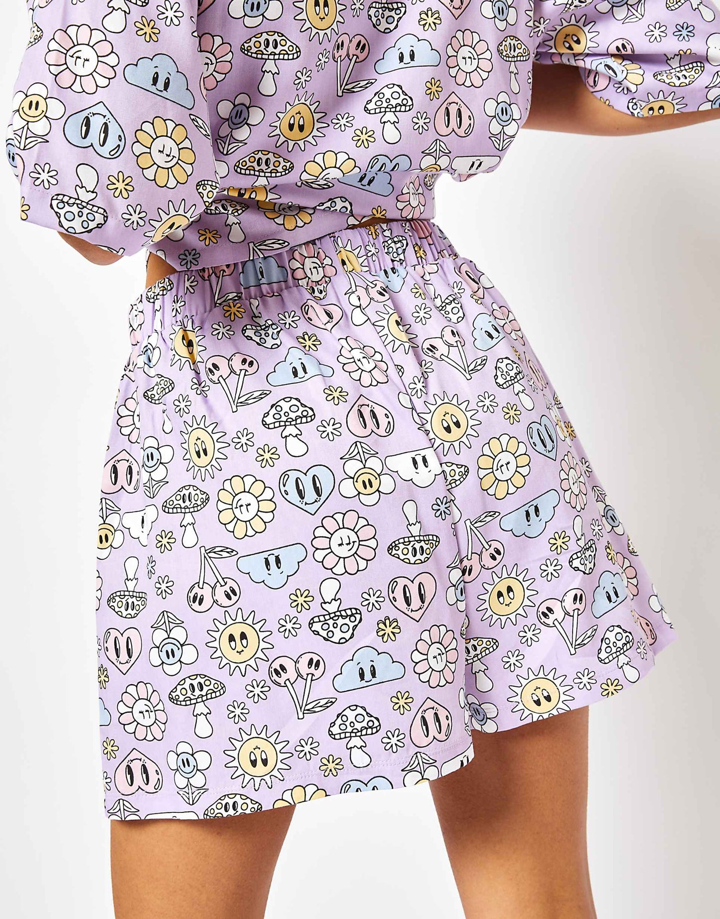 London Trippy Hippy Icon Woven Shorts