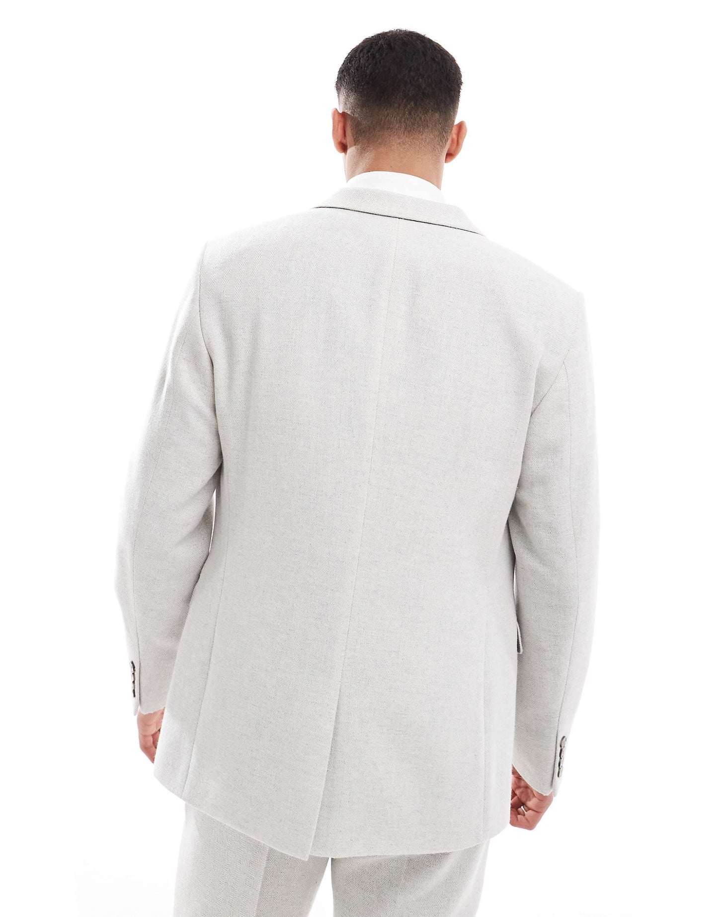 Slim Suit Jacket With Wool