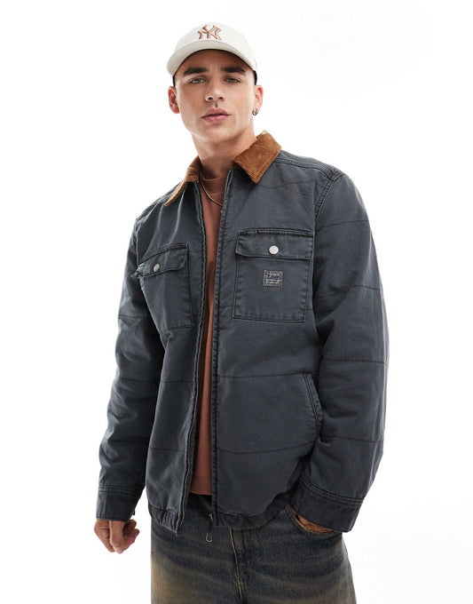 Workwear Quilted Canvas Jacket