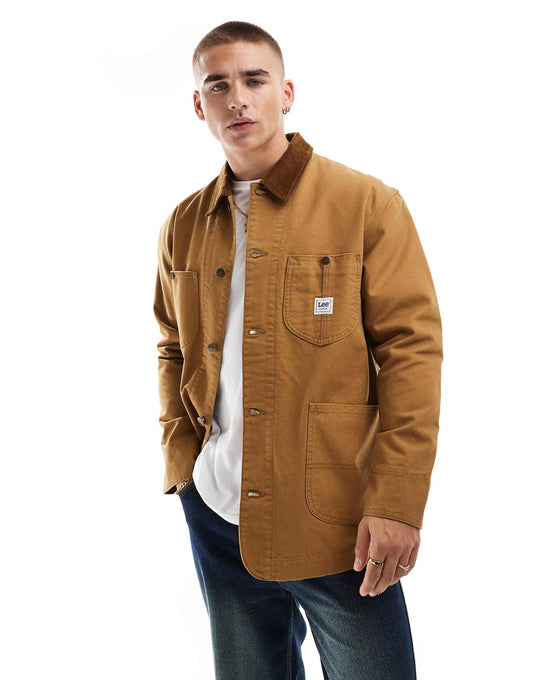 Workwear Loose Canvas Jacket