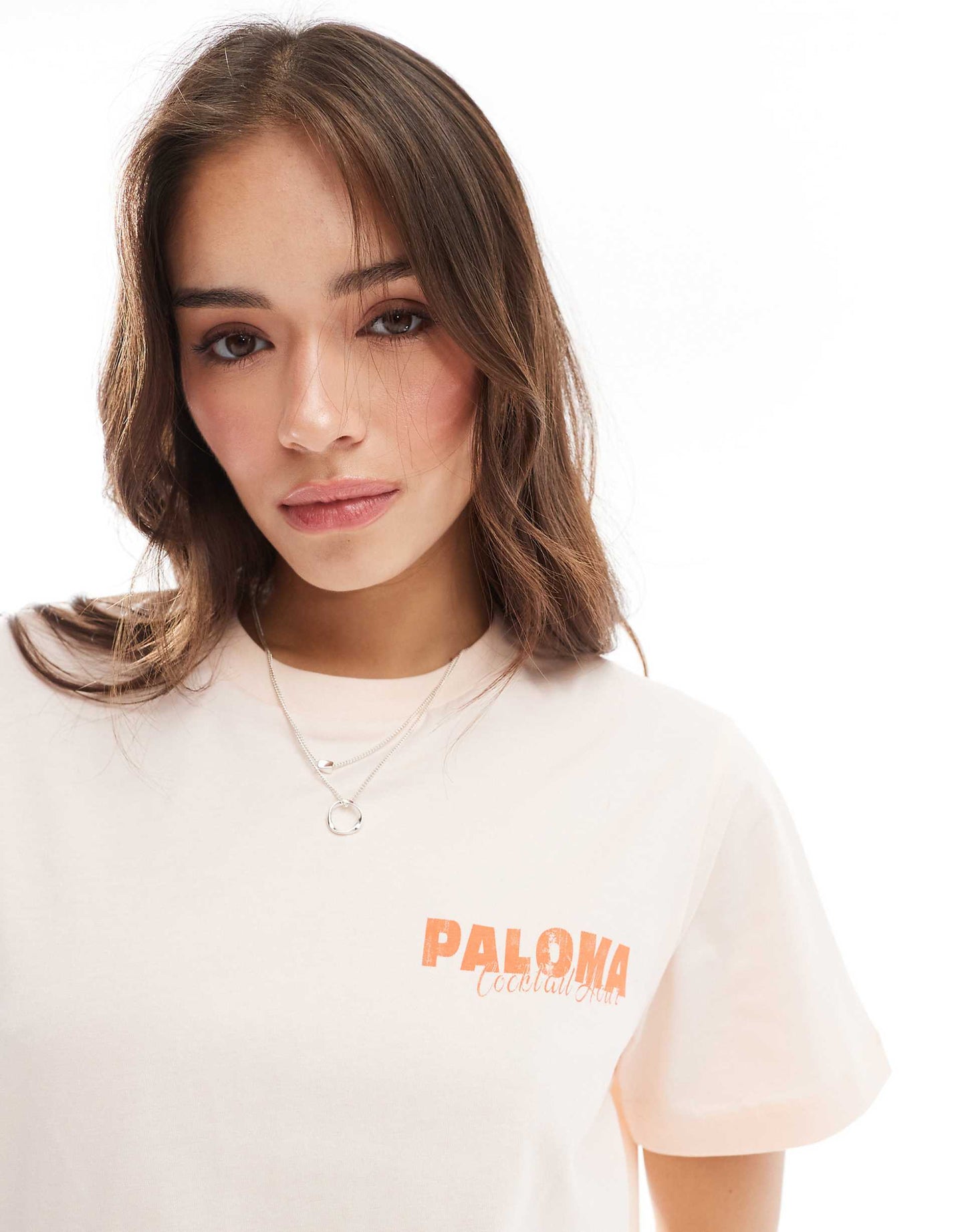 Oversized T-Shirt With Paloma Cocktail Graphic