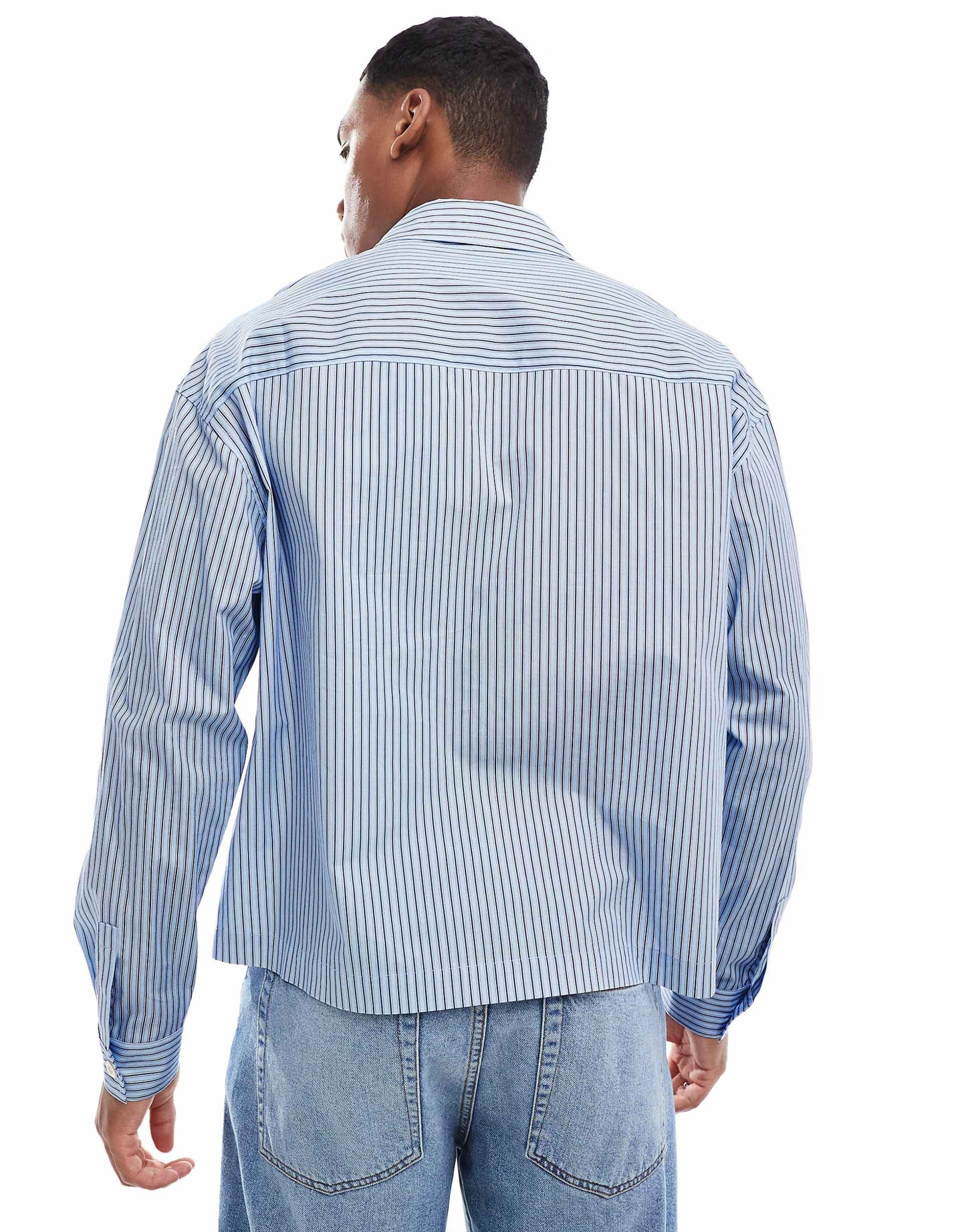 Oversized Boxy Shirt With Embroidery