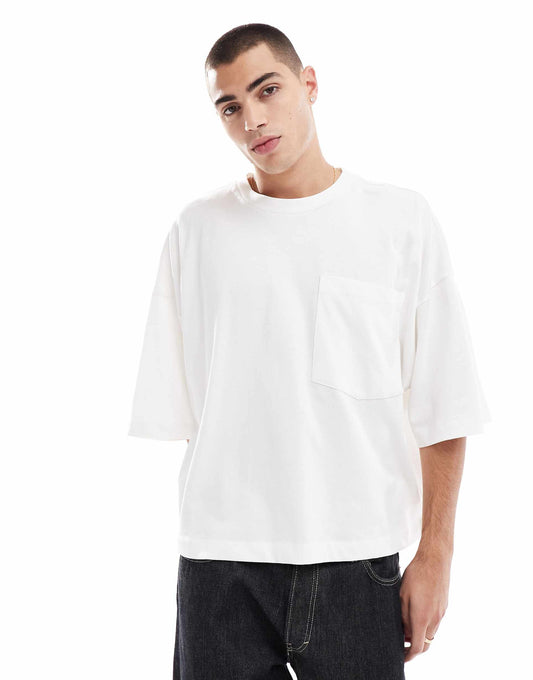 Heavyweight Extreme Oversized T-Shirt With Pocket
