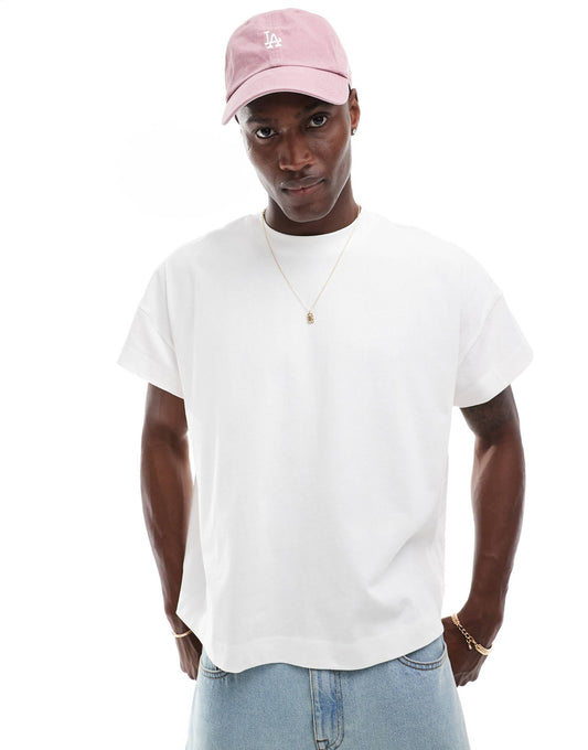 Oversized T-Shirt With Cap Sleeve