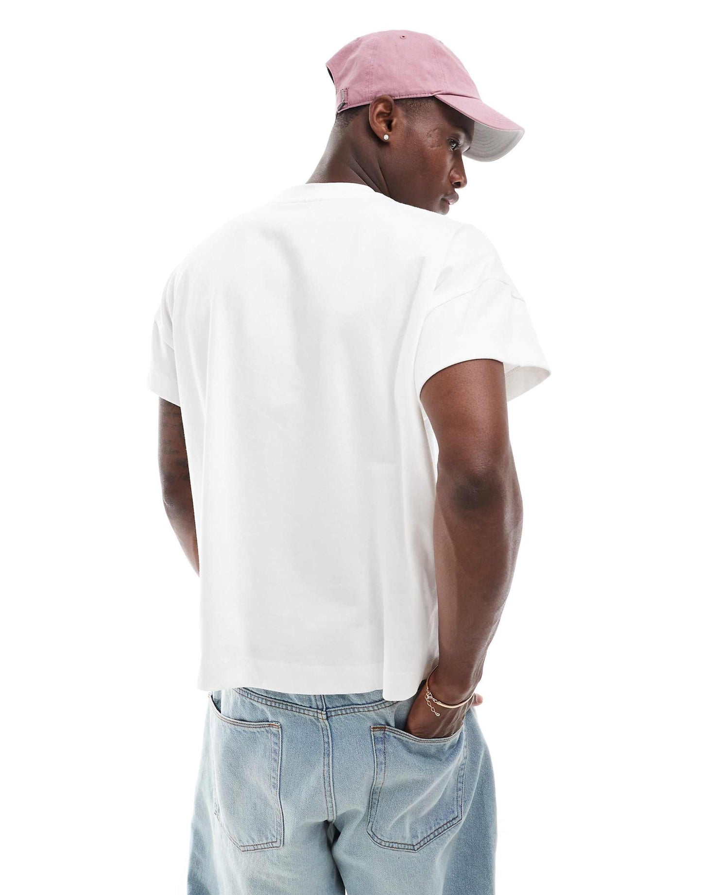 Oversized T-Shirt With Cap Sleeve