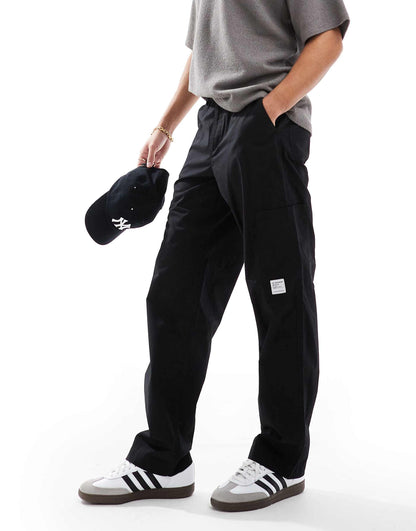 Baggy Trousers With Workwear Patch