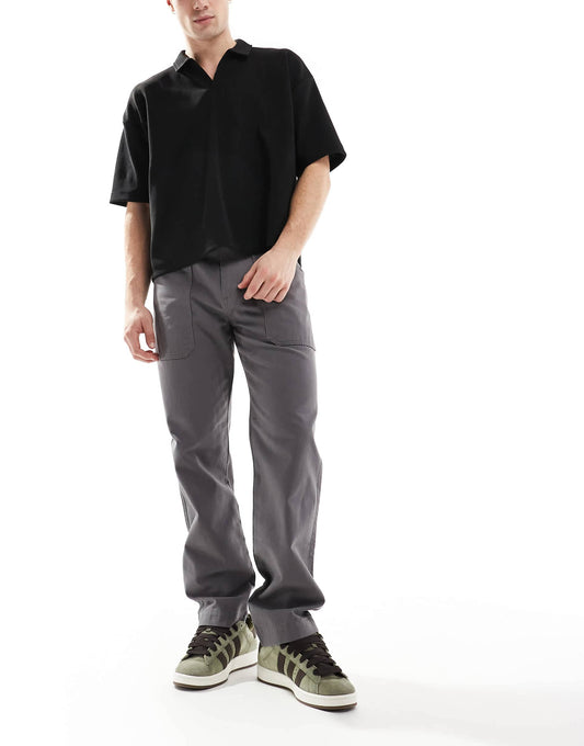 Straight Fit Trouser With Pocket Detailing