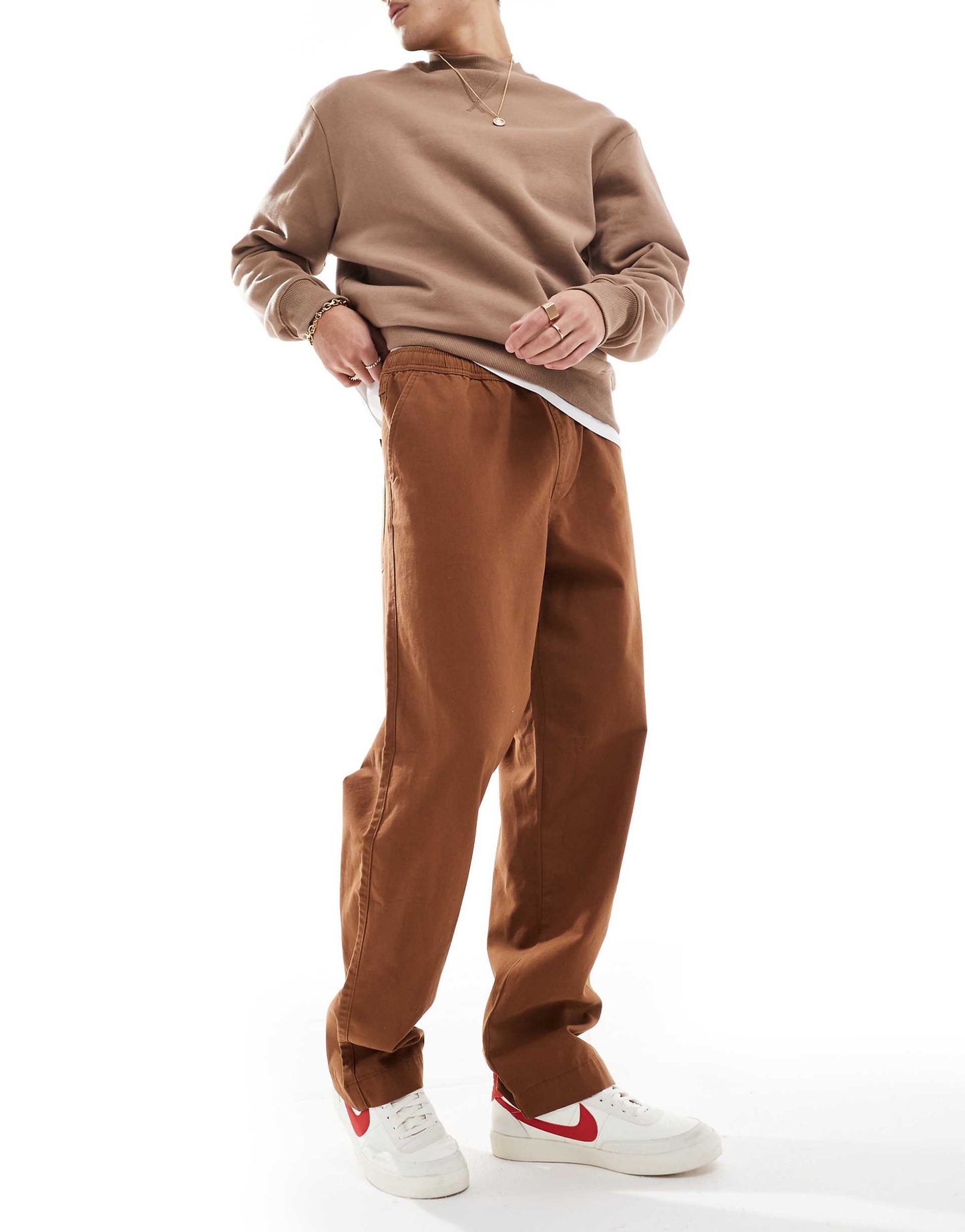 Baggy Pull On Trouser With Back Pocket Patch