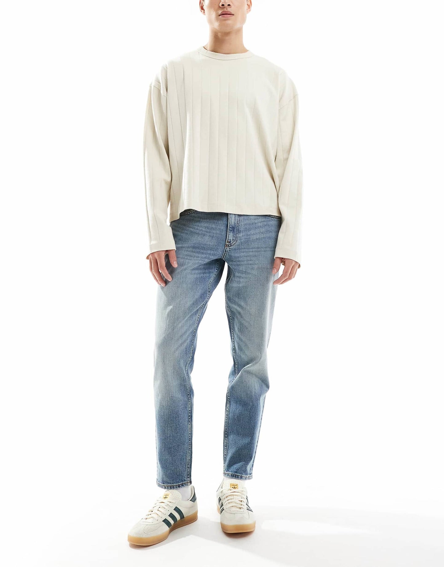 Stretch Tapered Jeans