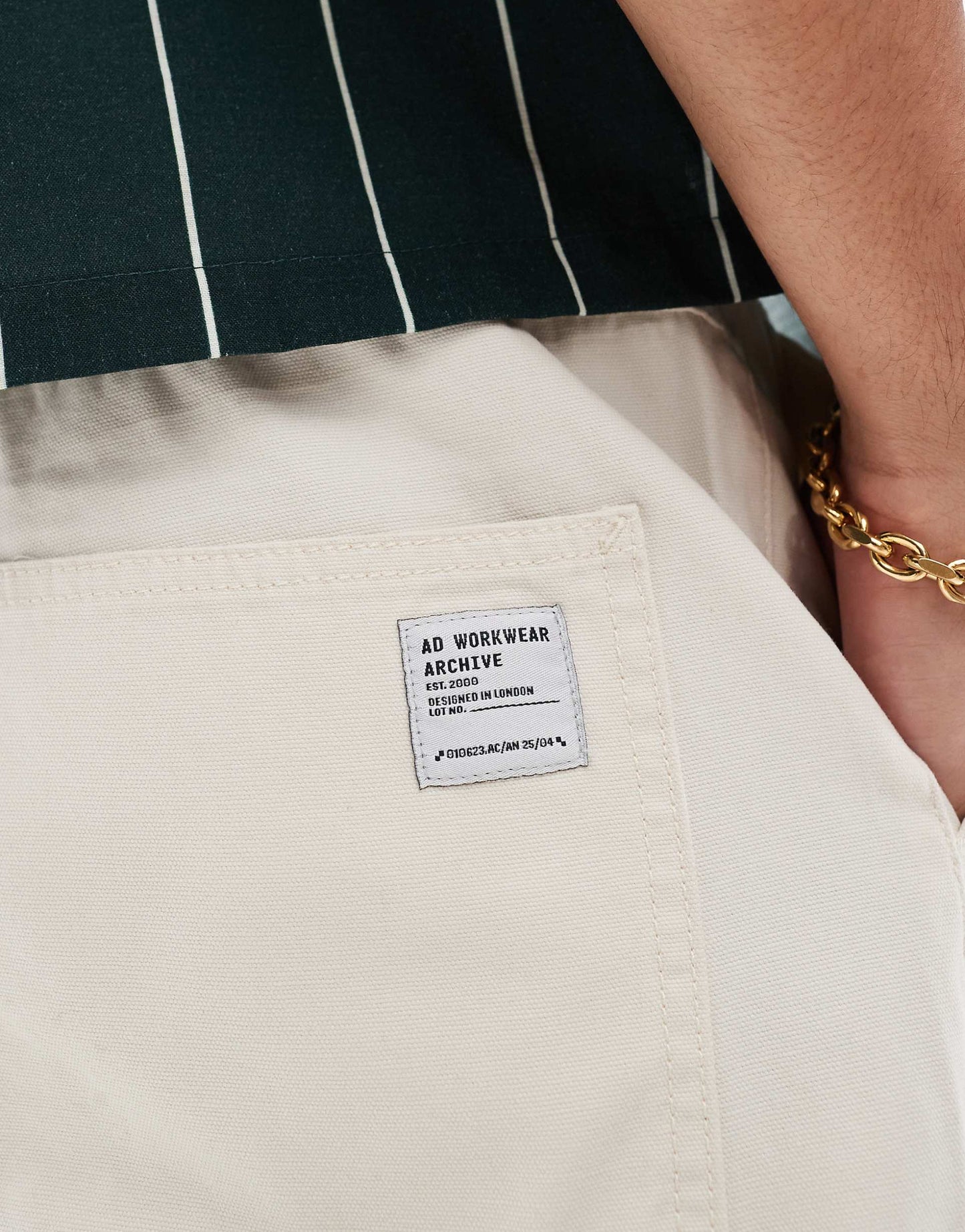 Baggy Pull On Trouser With Back Pocket Patch