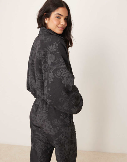 Mdc Jaquard Floral Jacket