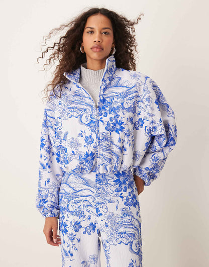 Mdc Jaquard Floral Jacket
