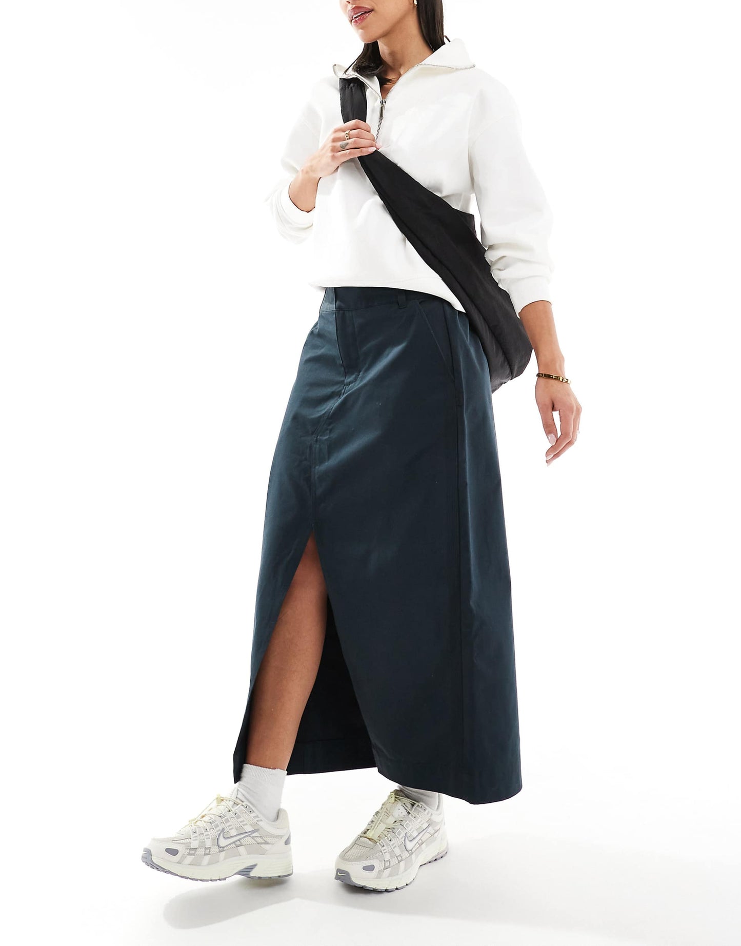 Msc Twill Maxi Skirt