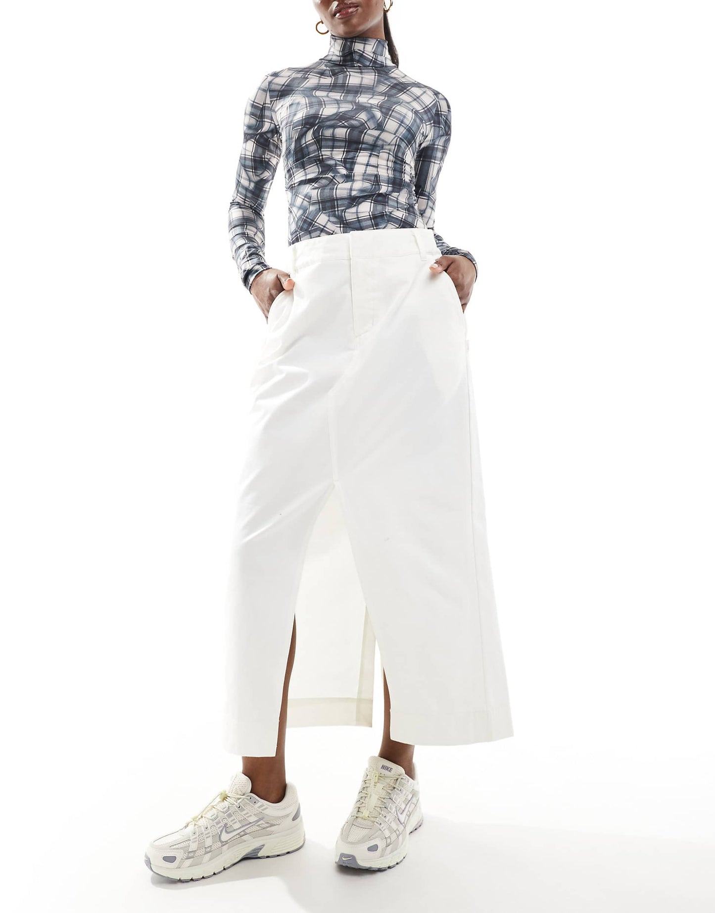 Msc Twill Maxi Skirt