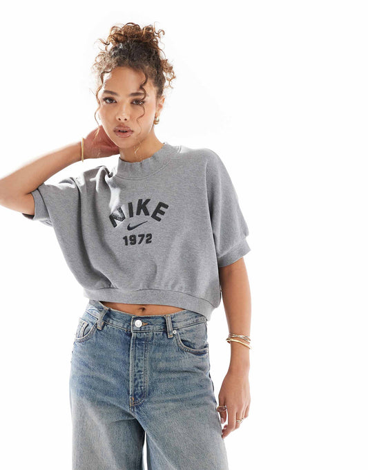 Msc Fleece Cropped T-Shirt