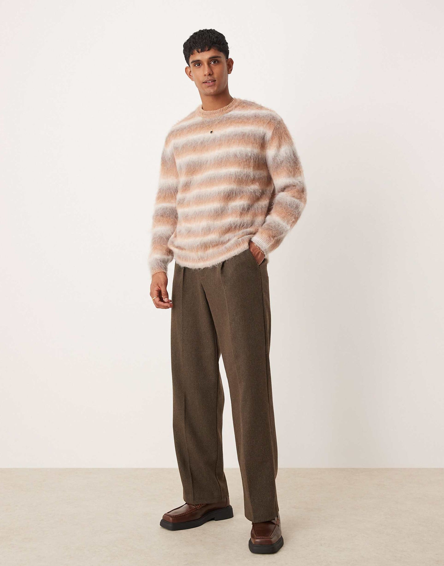 Oversized Knitted Fluffy Jumper