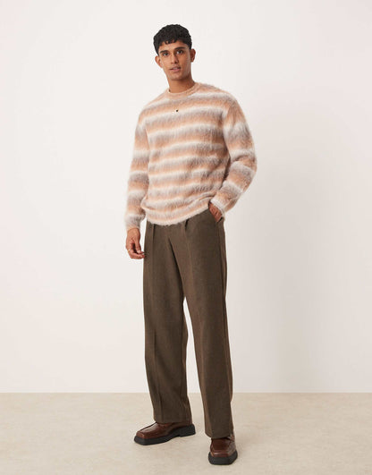 Oversized Knitted Fluffy Jumper