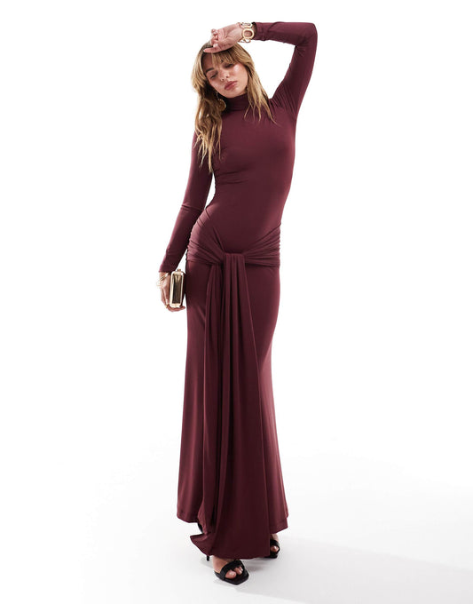 Tie Front Maxi Dress