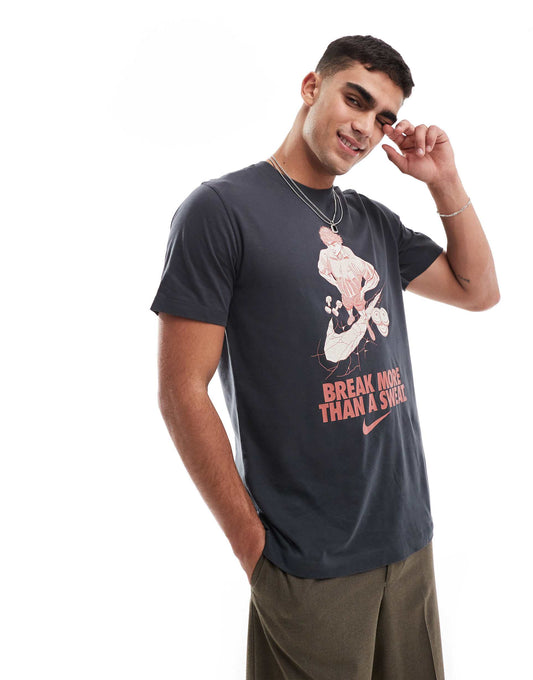 Training Break More Than A Sweat Graphic T-Shirt